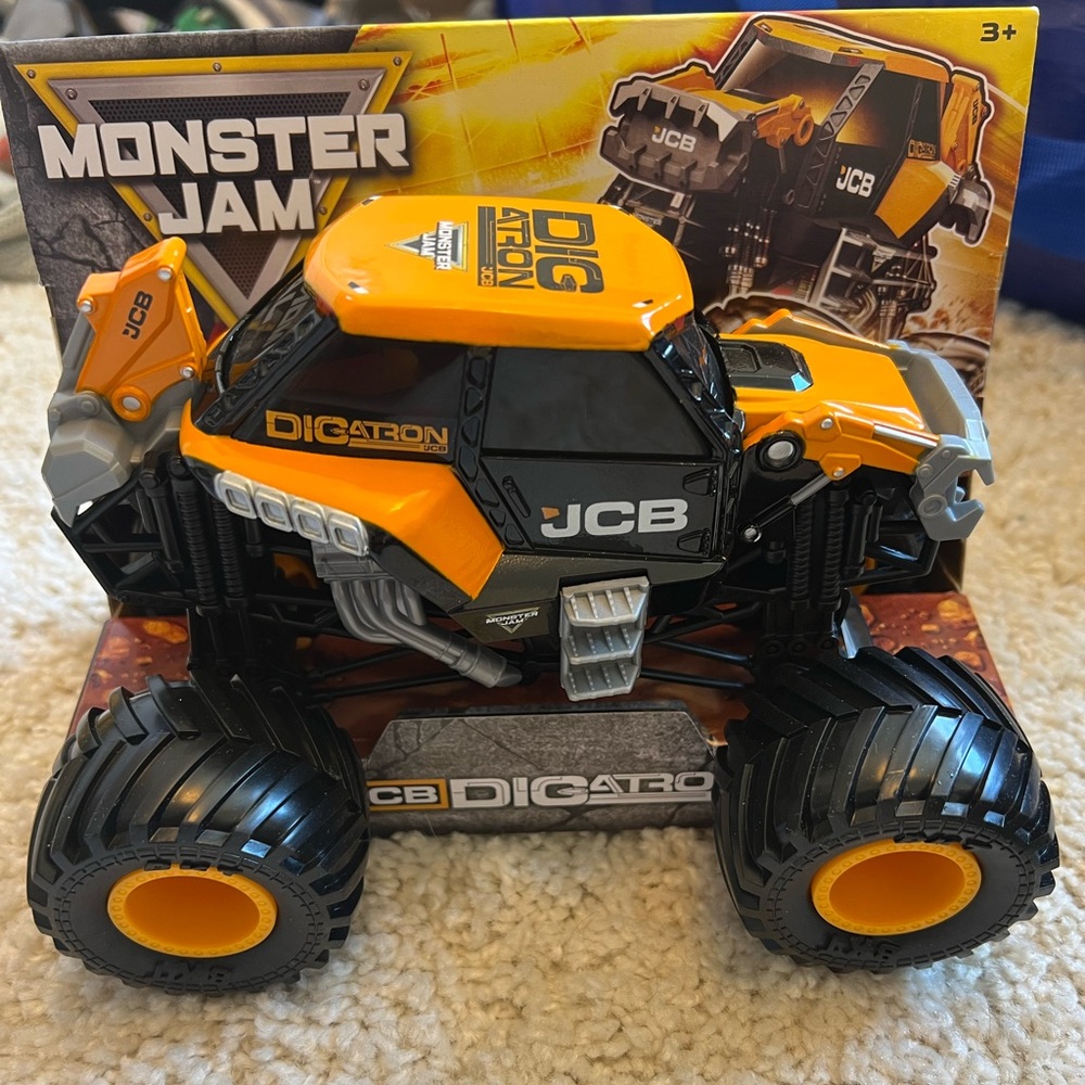 Digatron 1:24 Kids Monster Truck - Orange and Black